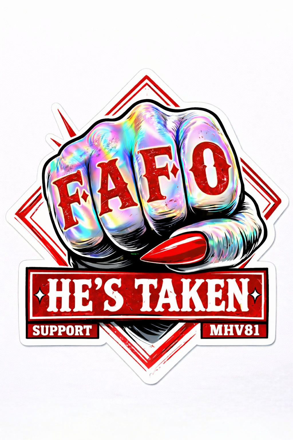 Sticker Large He's Taken