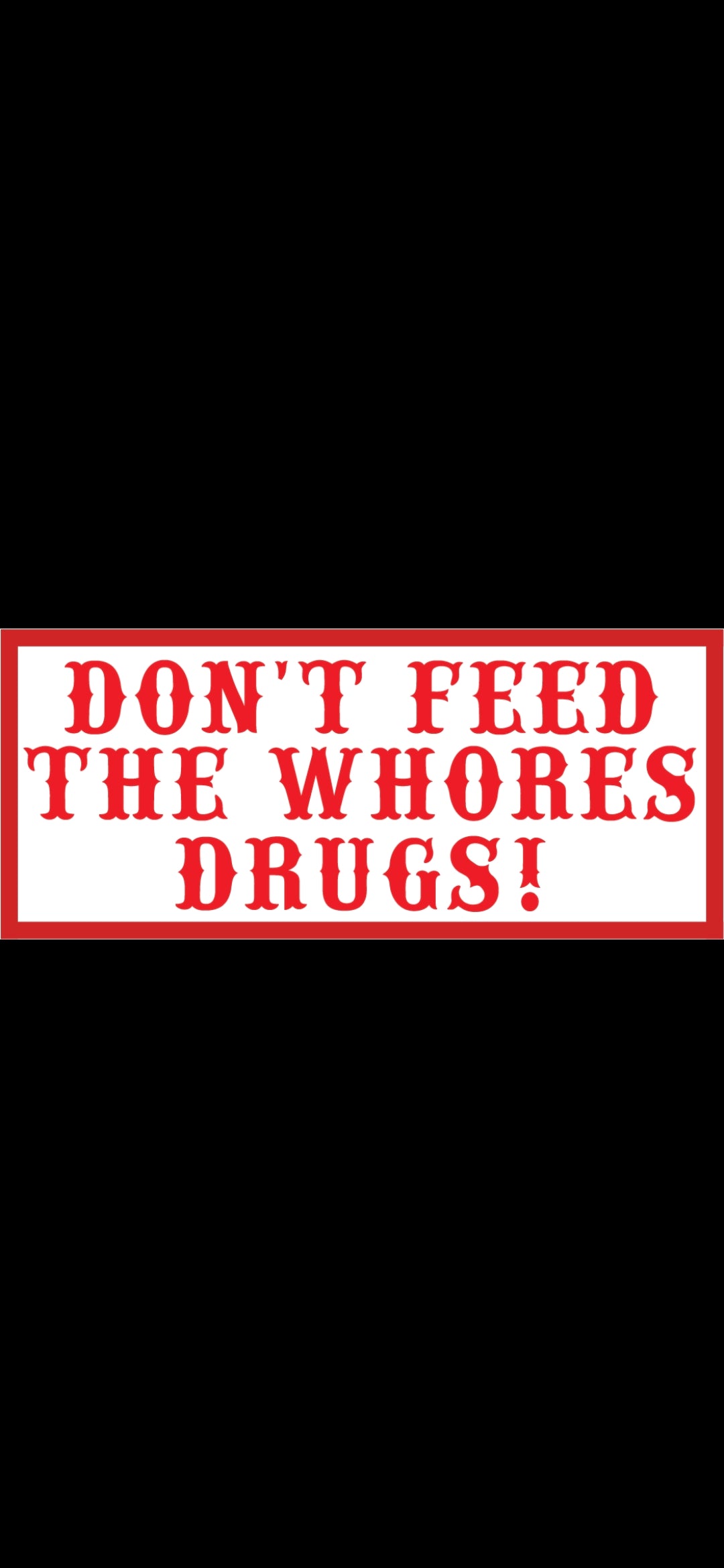 Sticker Don't Feed