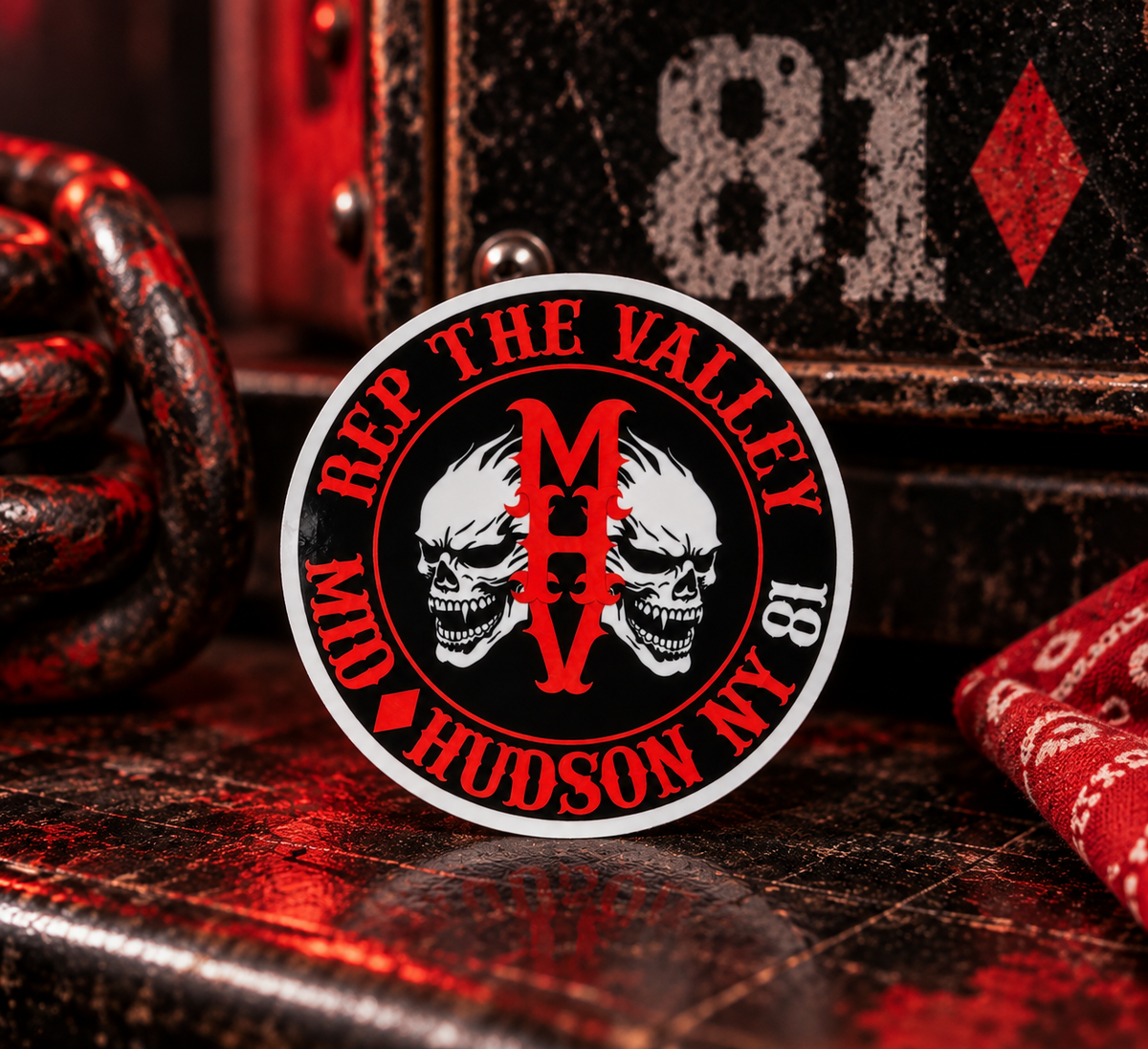 Sticker Dual Skull