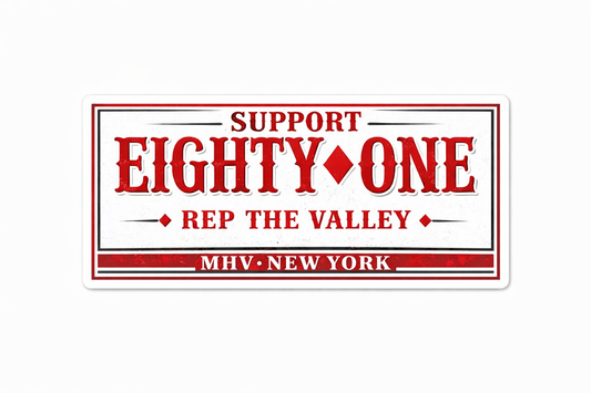 Sticker Rep the Valley